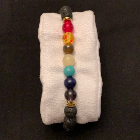 Jewelry - Lava Stone 7 Stone Bracelet